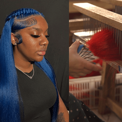 Glueless Lace Bleached Knot Pre-Plucked Highlight Sliky Straight Wig