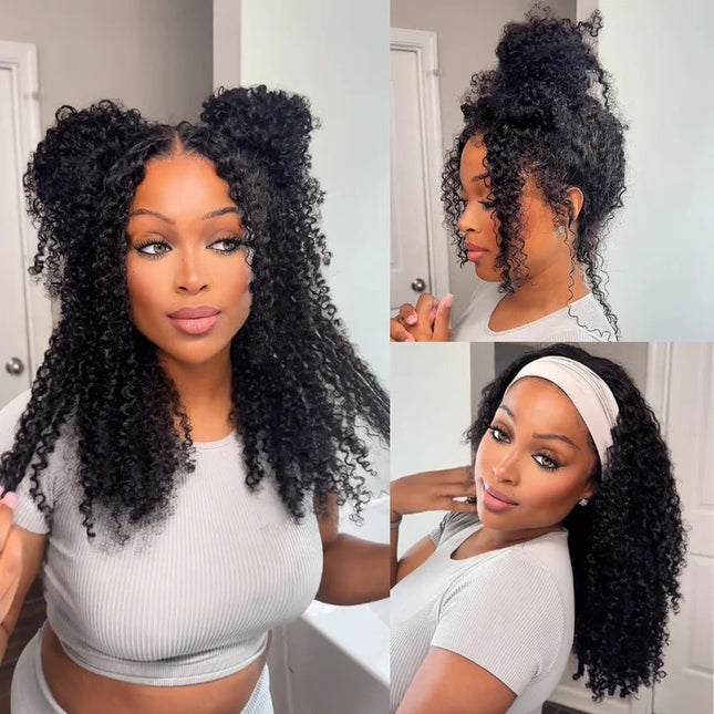Invisible Strap 360 Lace Bleached Knot Pre-Cut Lace Curly Wig