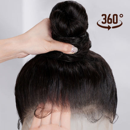 Invisible Strap 360 Lace Bleached Knot Pre-Cut Lace Body Wave Wig