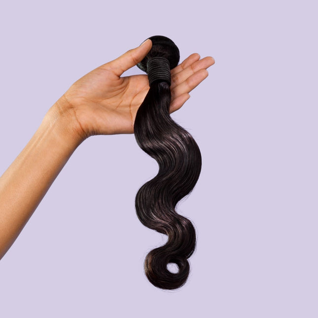 10A Virgin Brazilian Body Wave Bundle Natural Black