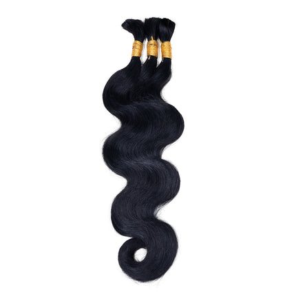 Body Wave Bulk Hair Extensions for Boho Knotless Braiding