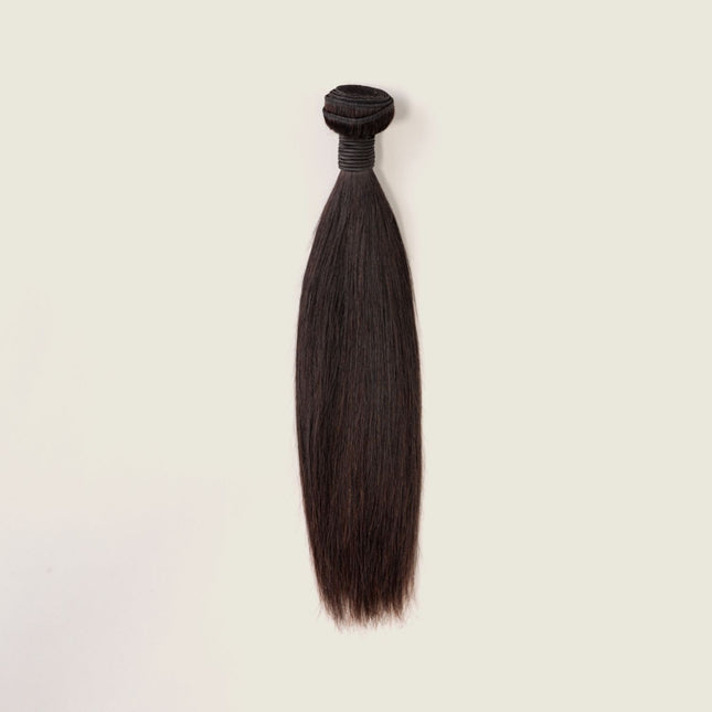 10A Virgin Brazilian Straight Bundle Natural Black
