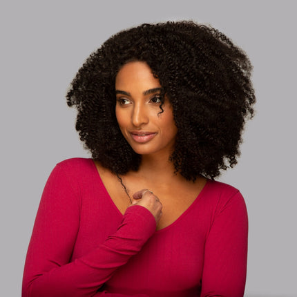 10A Virgin Brazilian Curly Wave Bundle Natural Black